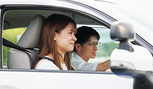 杉妻自動車学校の普通自動車教習風景